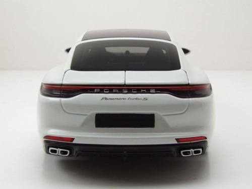Porsche Panamera Turbo S 2020 Blanco Metalizado Coche De Modelo 1:18 Minichamps - Imagen 9 de 11