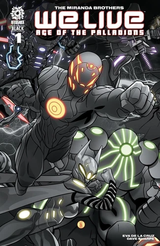We Live: Age of the Palladions #1 Black + White Var Set, NM 9.4, 1st Print, 2022