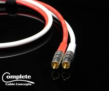 3' Canare LV-61S RED/ WHT High Quality/ Studio Grade Flexible RCA Stereo Cables