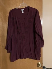Catherines Blouse size 4x