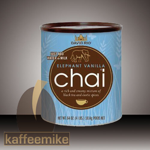 David Rio Elephant Vanilla Chai Tee - 1814g große Dose Foodservice