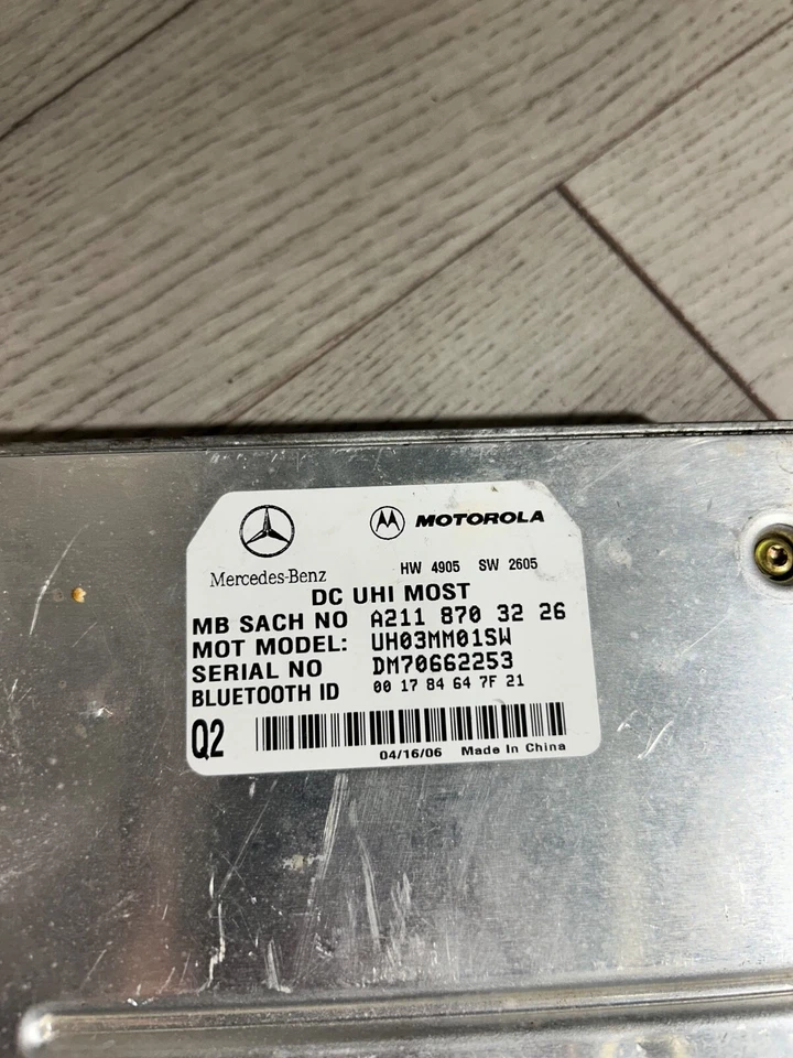 Mercedes Benz Classe M W164ML Centralina Bluetooth A2118703226 - Immagine 4 di 4