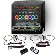 RGB Multi Color Bluetooth LED Halo kit for 2007-2013 Chevrolet Tahoe Headlights