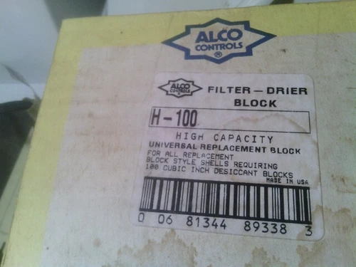 New! ALCO Controls High Capacity H-100 Filter Drier Block Replacement