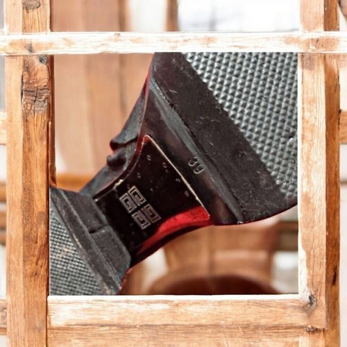 Givenchy Suede Square Toe Black Ankle Booties Size US 9 - Picture 6 of 9