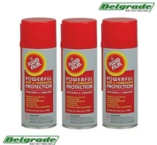 (3) Pack AS11 Fluid Film Rust & Corrosion Protection Aerosol 11.75 Oz 
