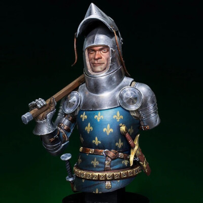 1/10 Scale Ancient Warrior With Animal Bust Resin Model Kit - Unassembled, Unpainted
