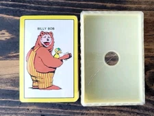 NOS VINTAGE SHOWBIZ PIZZA PLACE BILLY BOB PLAYING CARDS W CASE NEVER OPENED 