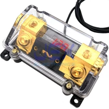 ANL In-Line Fuse Holder Voltage Display Stereo/Audio/Car/RV/Boat + Fuse 80A-300A