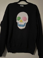 Shelby and Sandy Mens Sweatshirt Size Medium Black Crewnec