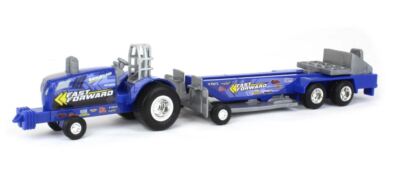 ERTL - NEW HOLLAND Pullingtraktor Fast Forward mit Anhänger - 1/64 - ERT47574