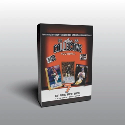 2024 Leaf Collective Football Hobby Box (&)
