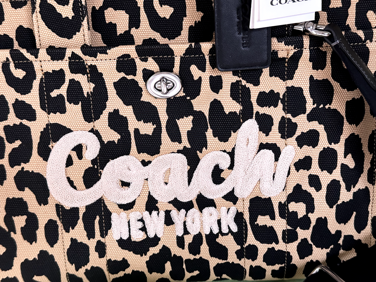 COACH CARGO TOTE LEOPARD PRINT:NWT LEOPARD CP770 | eBay