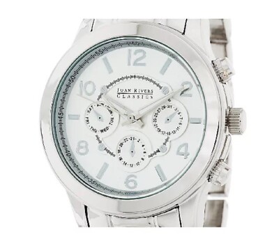 Joan Rivers Classic Boyfriend Bracelet Link Watch NEW BOX QVC