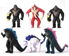 Set of 6pcs Action Figures King of The Monsters Dragon - Highly Detailed and ...