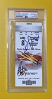 STEPH CURRY / A MORROW SIGNED NBA TICKET PSA/DNA STEPH’S ROOKIE YEAR GAME 8 — photo 2
