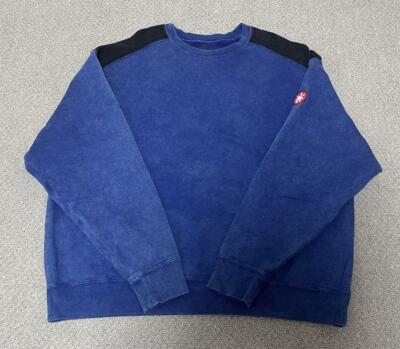 C.E CAV EMPT OVERDYE PANELSHOULDER CREWNECK Sweatshirt Cotton Size-L Used