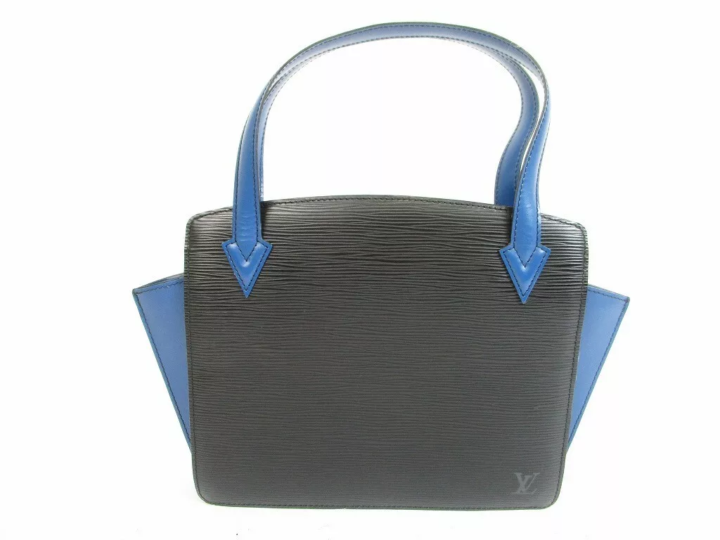 Sacoche lv noir et bleu sale
