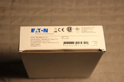 Eaton E57g-30Unn15-C2 Proxswitch, 30Mm ,Unshielded, Npn, No, 2M NEW IN BOX!