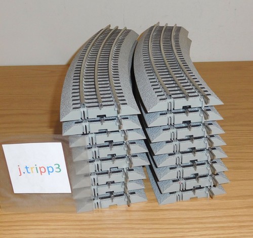 Lionel Trains 12041 Fastrack Fast Track 16 Pieces O72 O-72 Curved Circle O Gauge - Picture 2 of 6