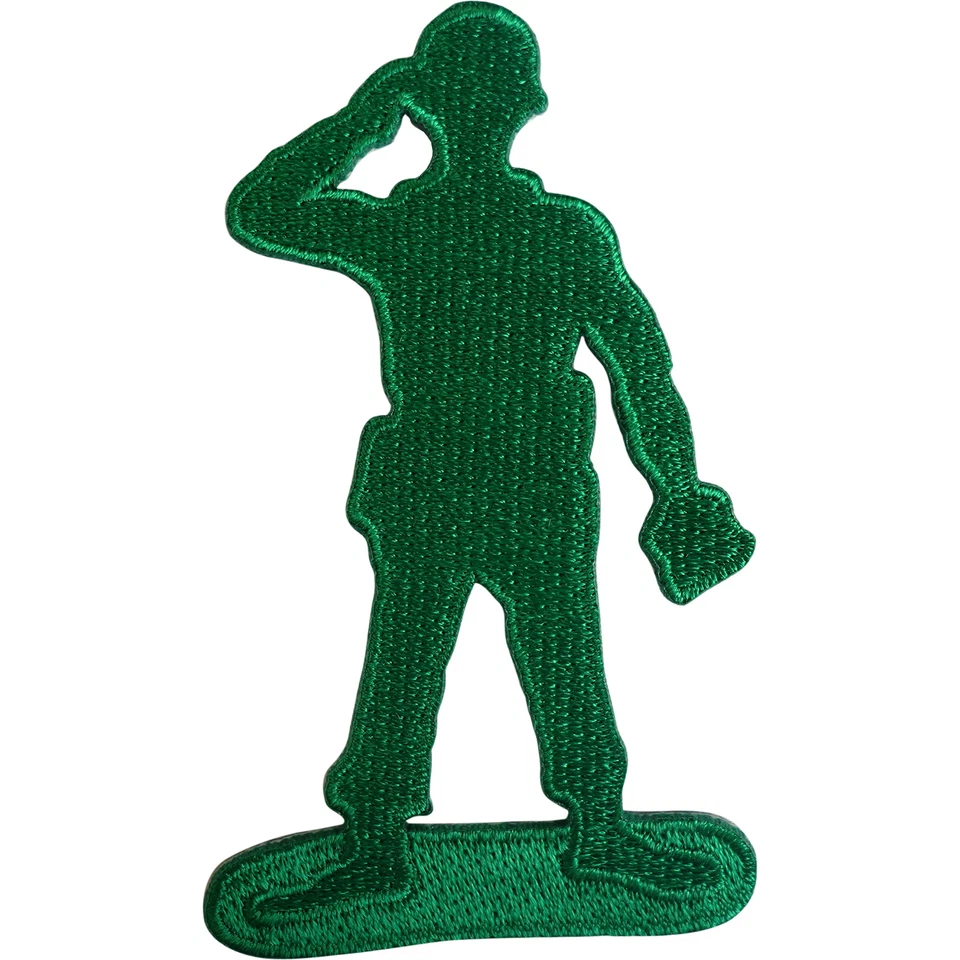 Disney Toy Story Green Army Men Patch Embroidered Badge Iron Sew On Clothes Bag