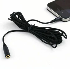 10ft 3.5mm 1/8" Stereo Audio Aux Headphone Cable Extension Cord Male Female M/F