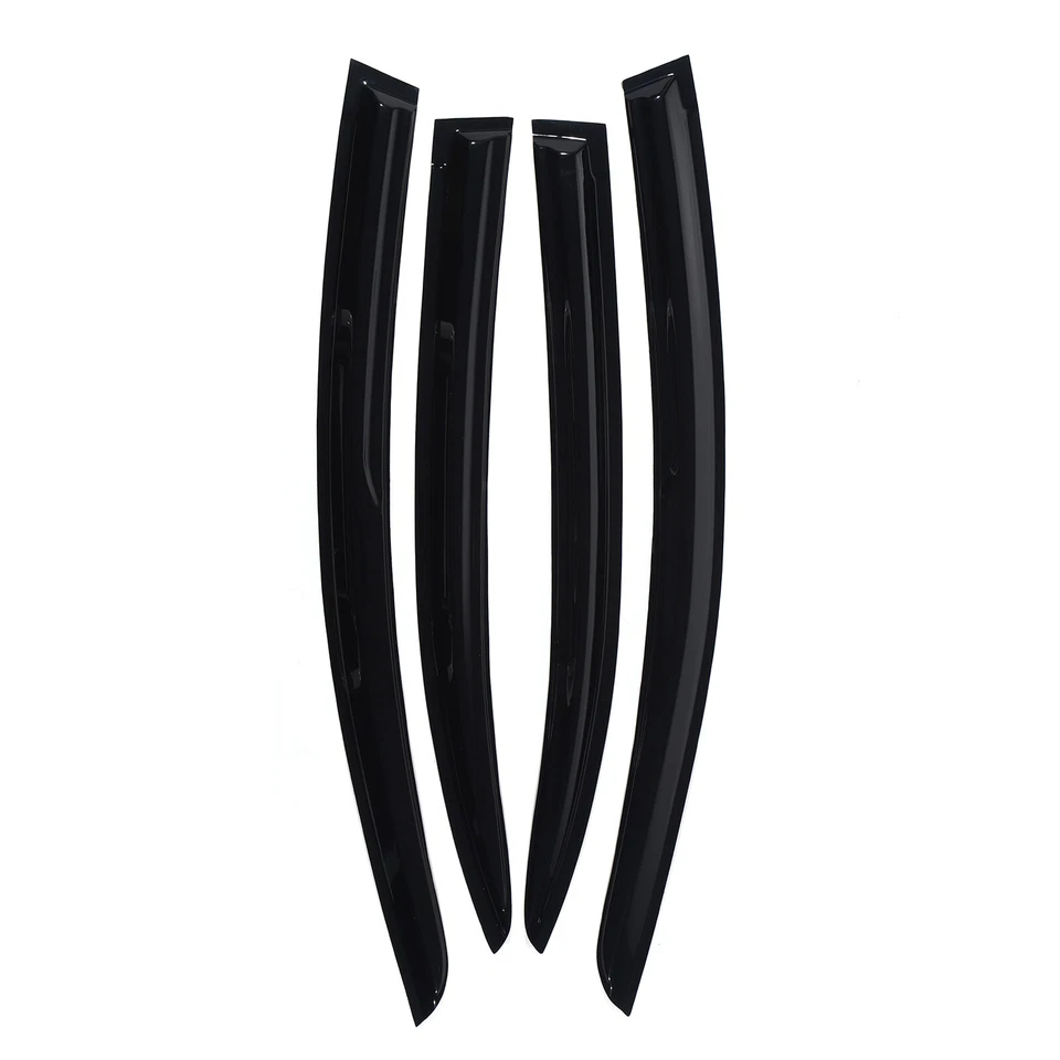 For 2012-2015 Honda Civic Sedan JDM 3D Wavy Mugen Style Window Visor Rain Guards Foto 4 de 4