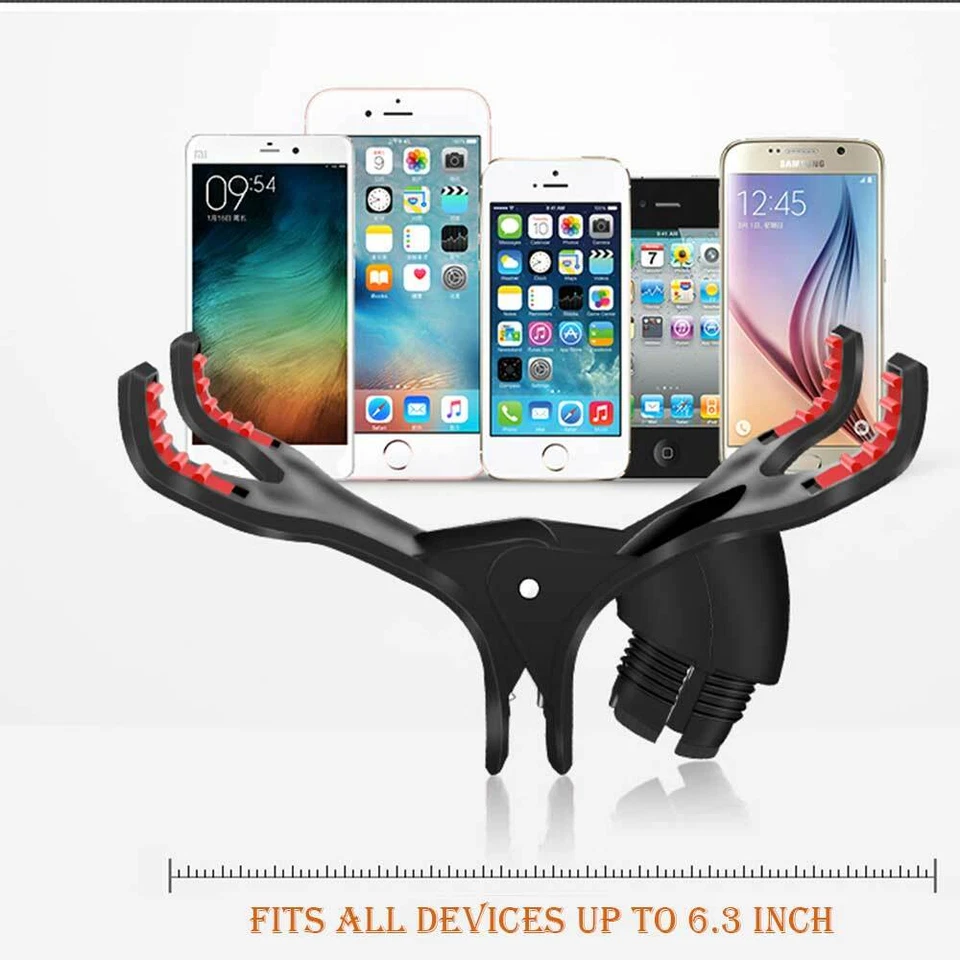 2 Pack Flexible Arm Lazy Bracket Cell Phone Stand Holder Car Bed Desk For iPhone - Image 2 of 4