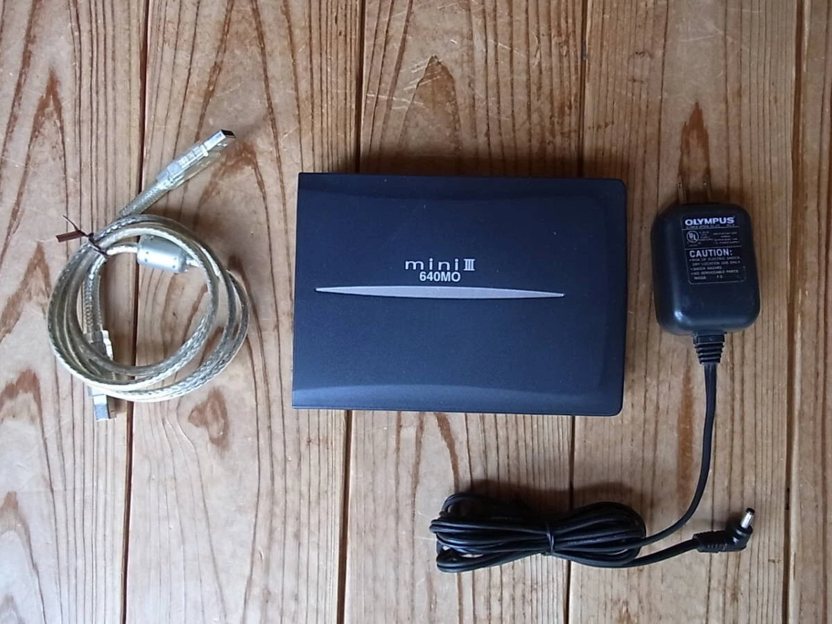 Olympus miniⅡ 640MO 3.5inch 640MB MO Magneto Optical Drive USED MO643U5 Olympus miniⅡ 640MO 3.5inch 640MB MO Magneto Optical Drive USED MO643U5