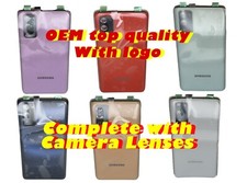 Samsung Galaxy S20 FE 5G Rear Battery Door Back Glass Cover Housing with Lens