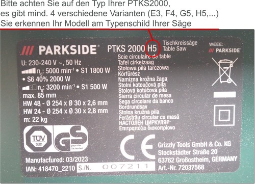 2x 440mm T-Nut Schiene für PARKSIDE PTKS 2000 G5 Tischkreissäge Schiebeschlitten - Picture 4 of 6