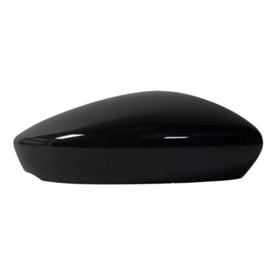 Right Door Side Mirror Cover Shell Housing Cap Gloss Black For