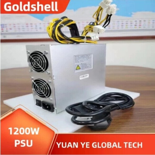 Goldshell 1200W Mute Power Supply for ASIC miner Mini-DOGE KD-BOX HS-BOX CK-BOX - Afbeelding 2 van 3