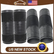 4PCS For Mercedes W221 C216 Front Rear Hydraulic ABC Shock Strut Dust Cover Boot