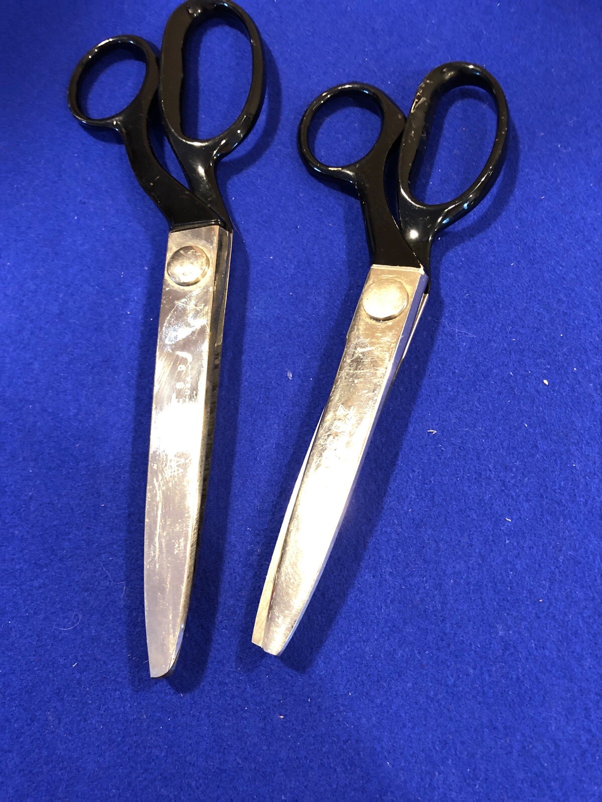 Vintage Lot of 2 WISS CB7 & WISS CB9 Pinking Shears Sewing Scissors eBay