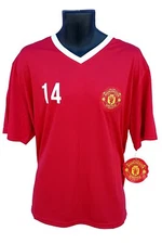 Manchester United FC Soccer Official Adult Poly Jersey 02 Rhinox - L