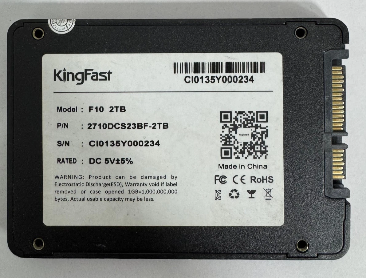 内蔵型SSD KingFast 1TB SSD KingFast SSD review - YouTube
