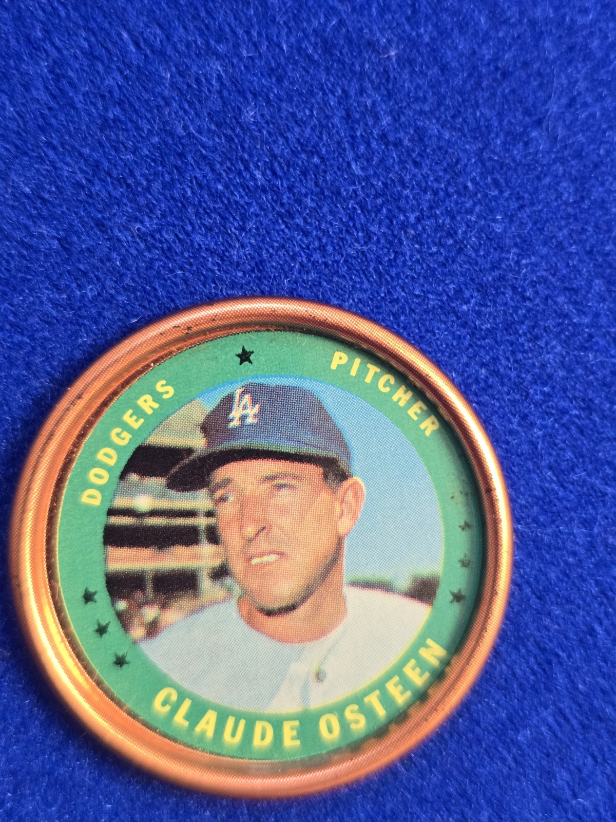 1971 topps baseball coins . Set Break...  # 45 Claude Osteen