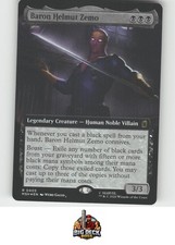FOIL BARON HELMUT ZEMO (EXTENDED ART) MARVEL SUPER HEROES MTG NM/M