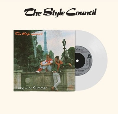 THE STYLE COUNCIL - LONG HOT SUMMER - WHITE 7'' VINYL SINGLE - 2500 COPIES 