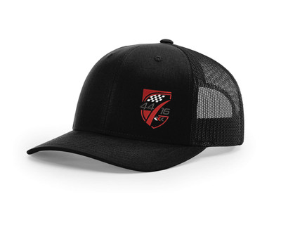 Racing Numbers 44 & 16 Trucker Cap   Embroidered Hat, Car Fan Gift