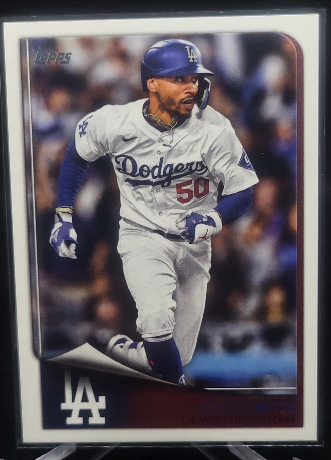 2025 Topps Flagship Mookie Betts 91 LA Dodgers Boston Red Sox Free Shipping