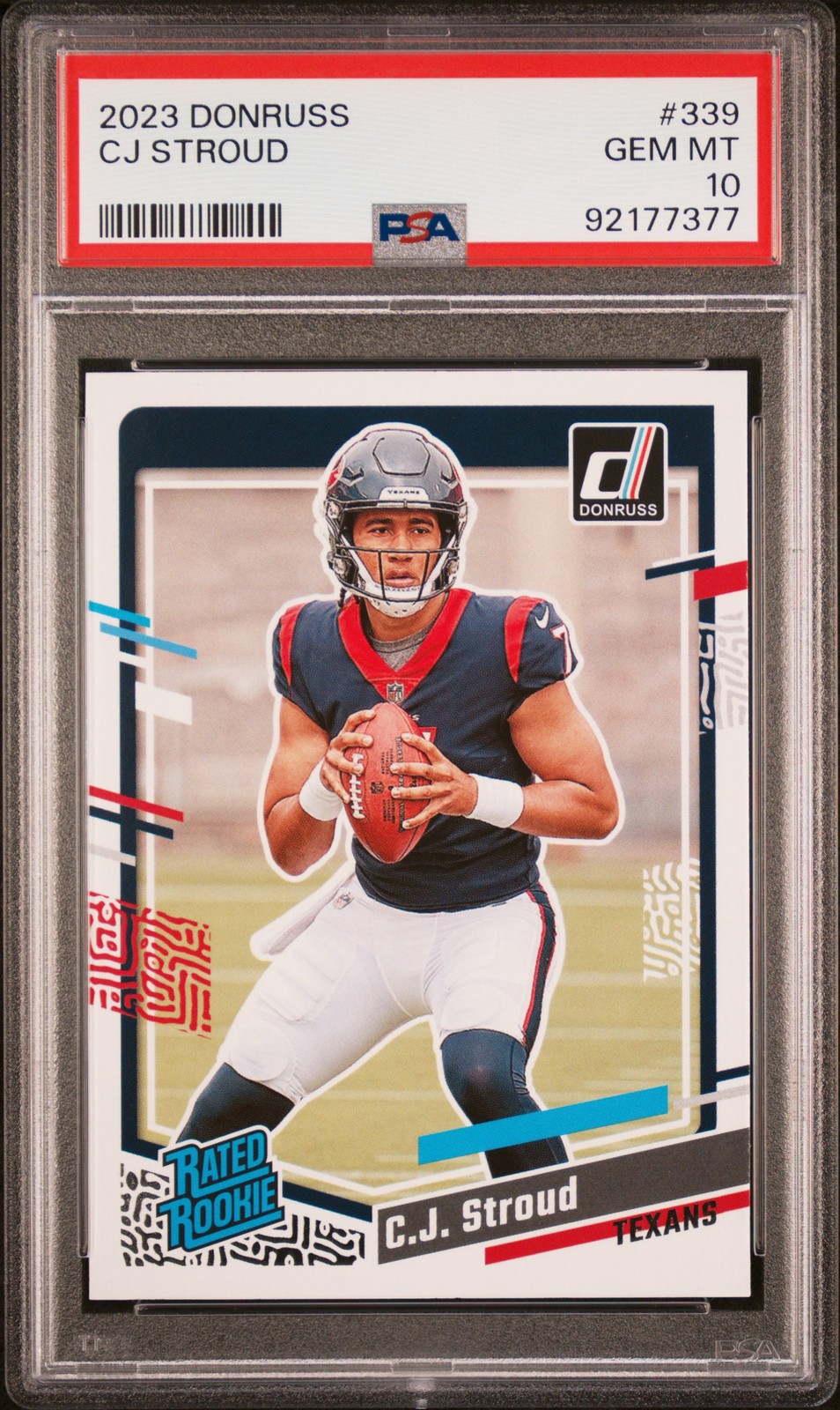 2023 PANINI DONRUSS #339 CJ STROUD PSA 10