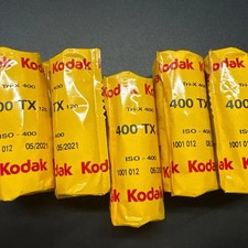 Kodak Tri-X 400 120 Medium Format Film - 5 Rolls, Expired 2021