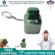 Frog Croaking Fidget Toy Adults Keyboard Clicker Frog Keyboard
