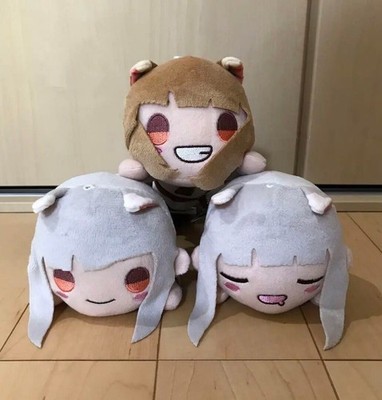Spice And Wolf SET 3 Nesoberi Plüsch Holo Myuri MERCHANT MEETS THE WISE...