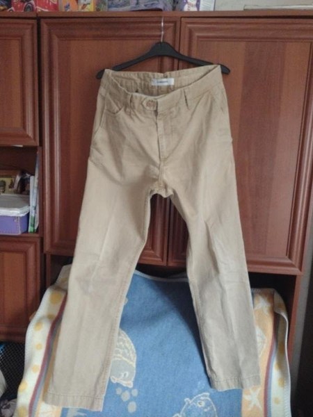 Women J.Lindeberg Trousers Beige Cotton 40 / L /