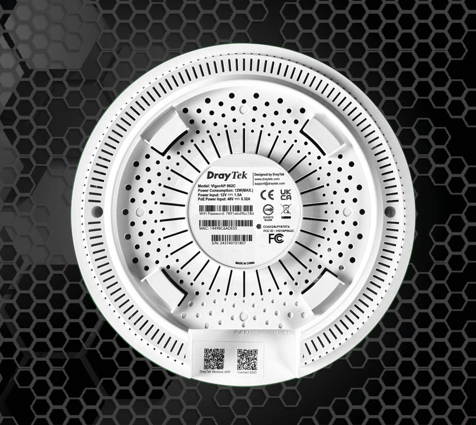 DrayTek VigorAP 962C - Wi-Fi 6 Dualband -  Mesh fähig - 3 Stück verfügbar - Bild 2 von 4