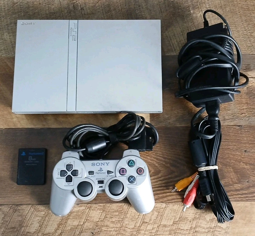 Sony PlayStation 2 - Slim Silver Video Game Consoles for sale | eBay