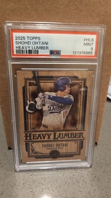 【PSA9】大谷翔平 2025 Topps Heavy Lumber #HL-6 2025 Topps Series 1 - Heavy Lumber Shohei Ohtani #HL-6 for sale